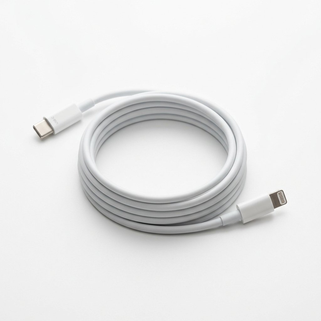 Cable cargador USB-C a Lightning